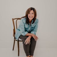 Shannon Pearson seated